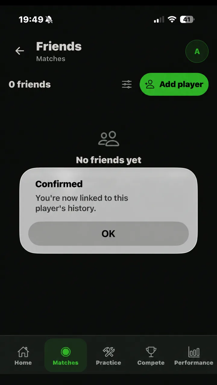 Claim confirmation in Friends